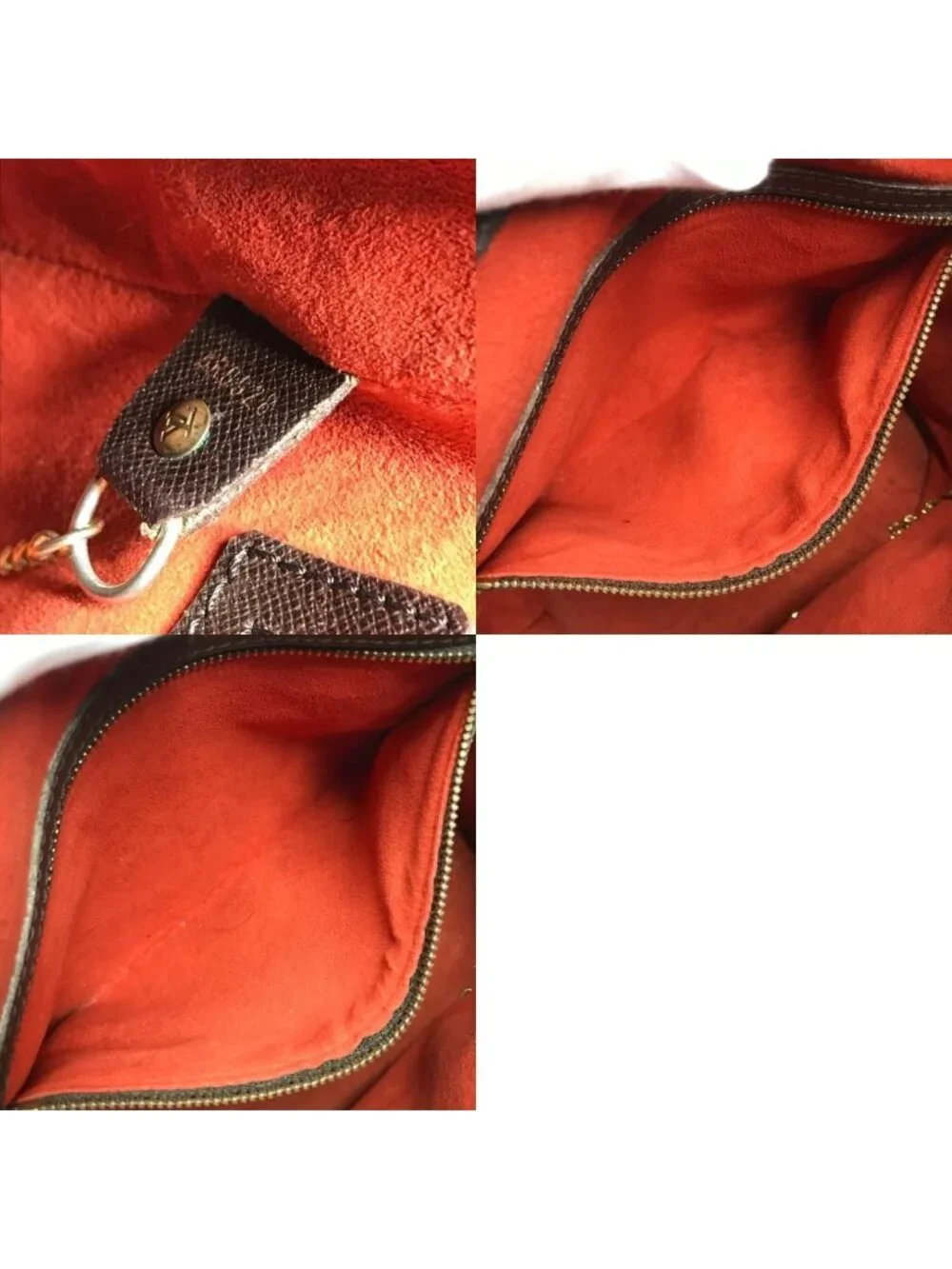 Louis Vuitton Shoulder Bag Marais Damier Graphite Canvas Brown